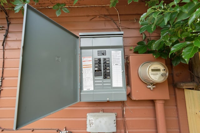 utility room featuring electric panel