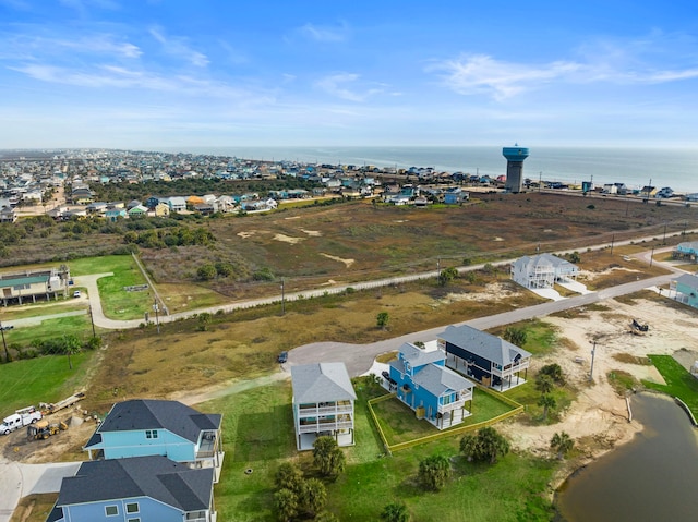 4014 Miramar Ct, Galveston, TX 77554 - aerial view featuring a water view