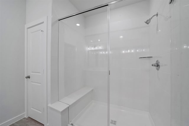 1650 Portia Ln, Conroe, TX 77301 - bathroom featuring a stall shower