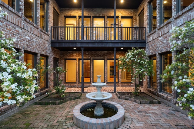 5040 Fieldwood Dr, Houston, TX 77056 - view of patio / terrace featuring a balcony