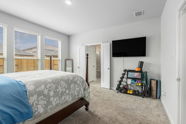 9118 Brixham Dr, Cypress, TX 77433 - carpeted bedroom with baseboards