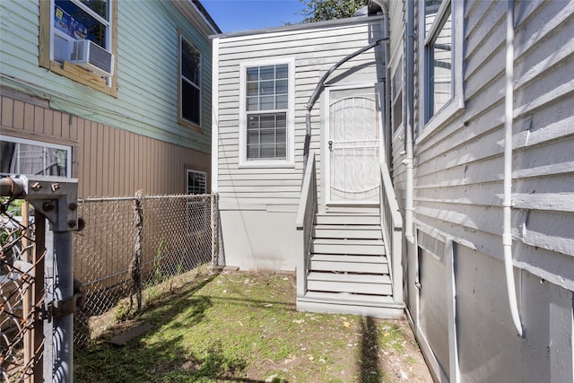 entrance to property with fence