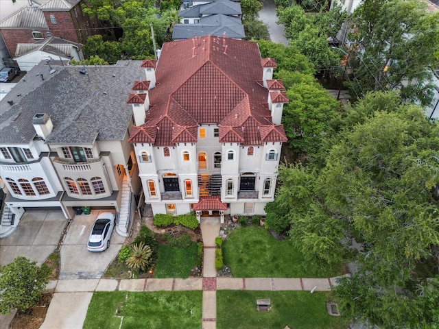 aerial view