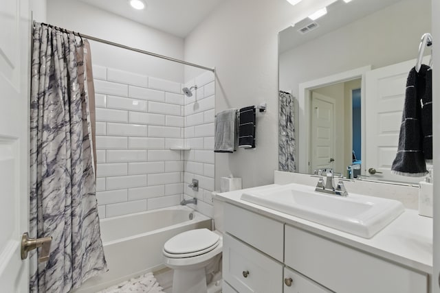 9726 Dani Lake Dr, Tomball, TX 77375 - full bath with shower / tub combo, toilet, and vanity