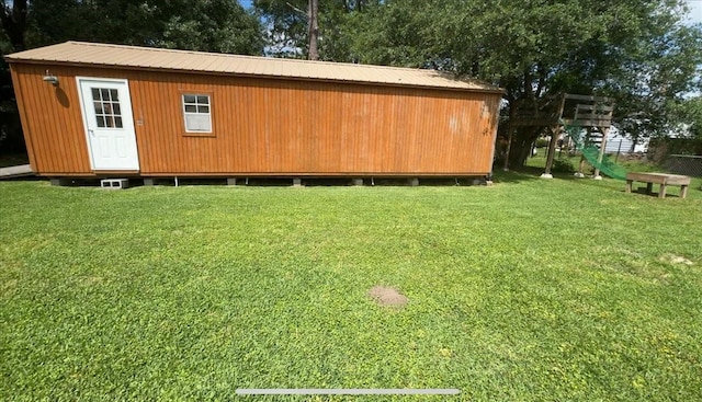 view of outdoor structure