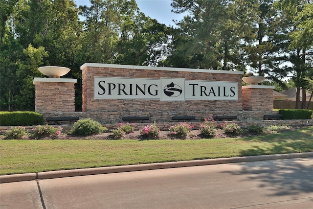 2010 Cias Trail Ln, Spring, TX 77386 - community sign featuring a yard