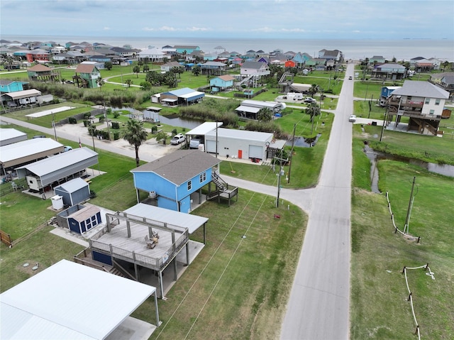 898 S Crystal Beach Rd, Crystal Beach, TX 77650 - aerial view of residential area with a large body of water