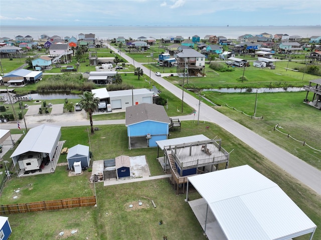 898 S Crystal Beach Rd, Crystal Beach, TX 77650 - aerial view of residential area featuring a nearby body of water