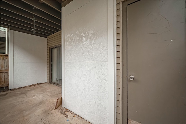 view of exterior entry