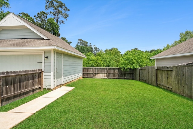 222 N Lynx Trl, Montgomery, TX 77316 - view of yard featuring a fenced backyard