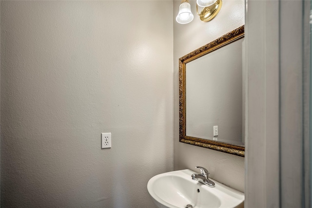 bathroom with a sink