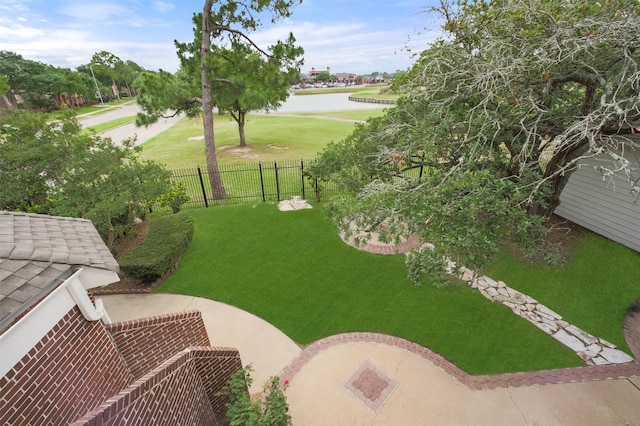 803 Mahogany Run Dr, Katy, TX 77494 - view of yard with a water view