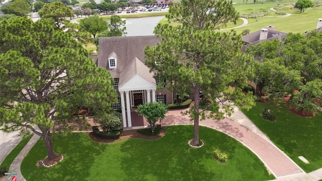 803 Mahogany Run Dr, Katy, TX 77494 - aerial view of property and surrounding area with a nearby body of water