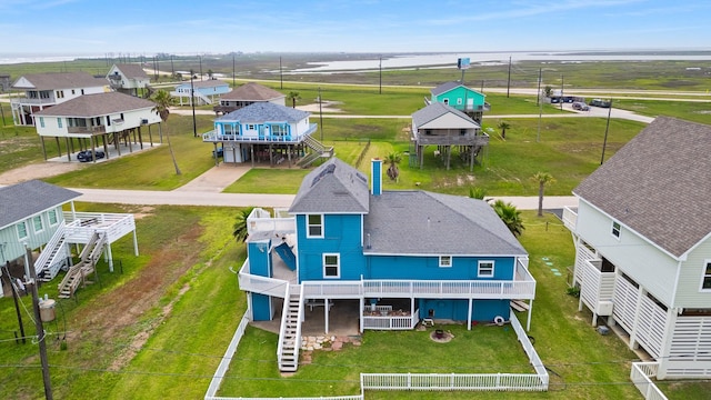 13114 Coronado Dr, Freeport, TX 77541 - bird's eye view featuring a residential view