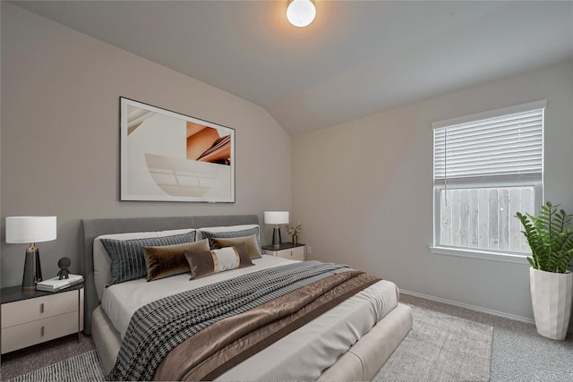 22907 Tuscany Ridge Ln, Katy, TX 77449 - bedroom with carpet floors, lofted ceiling, and baseboards