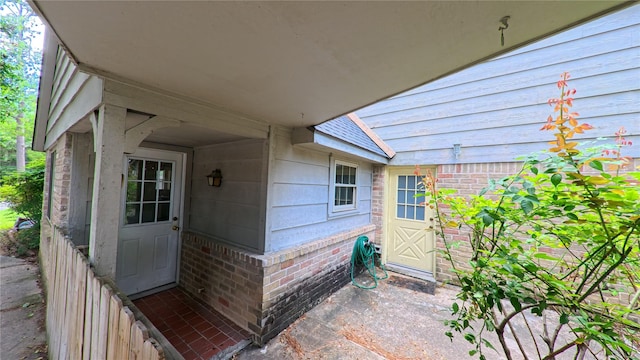 view of entrance to property