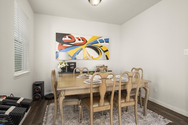 9904 Smokehouse Silo Ln, Houston, TX 77080 - dining room with wood finished floors and baseboards
