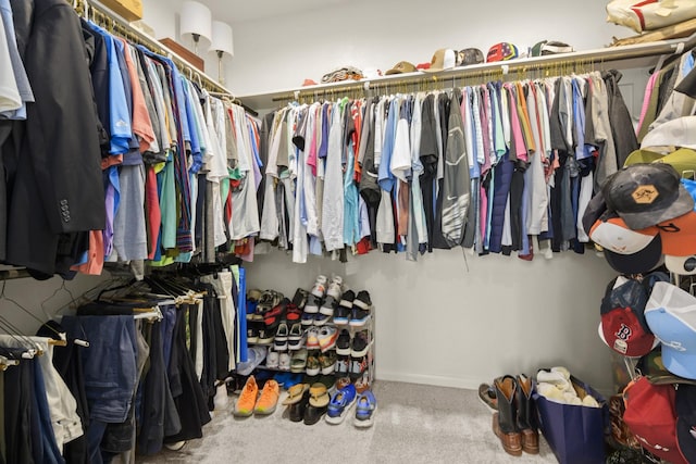 9904 Smokehouse Silo Ln, Houston, TX 77080 - walk in closet featuring carpet flooring
