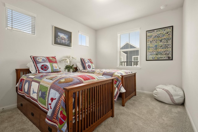 9904 Smokehouse Silo Ln, Houston, TX 77080 - bedroom featuring light colored carpet and baseboards