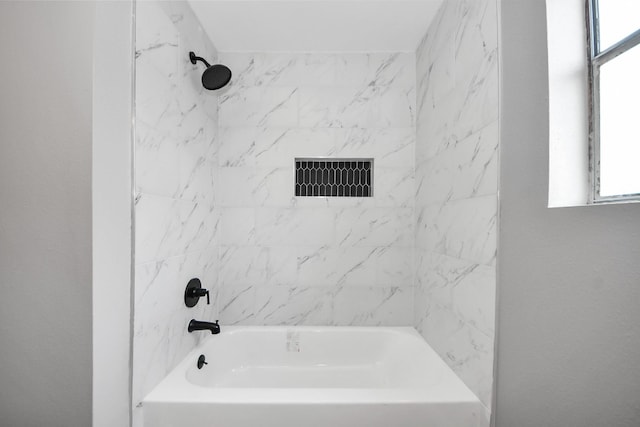 bathroom featuring shower / bathtub combination