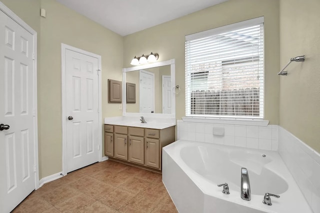 6315 Bain Dr, Missouri City, TX 77459 - full bath with vanity and a bath