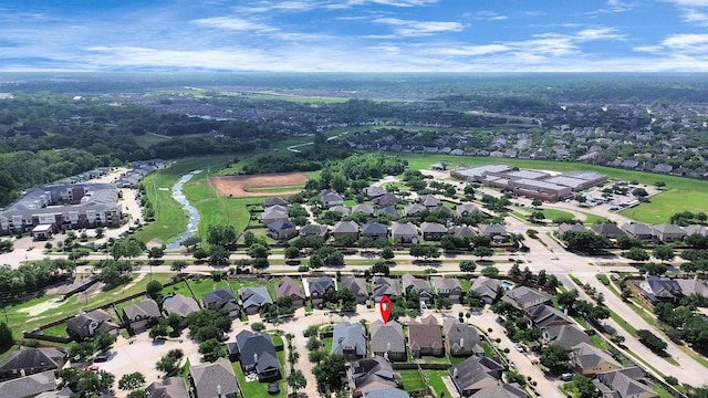 6315 Bain Dr, Missouri City, TX 77459 - birds eye view of property featuring a residential view