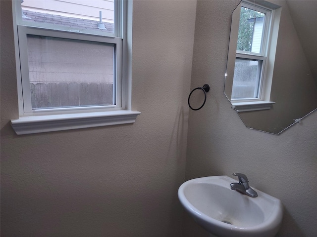 bathroom with a sink