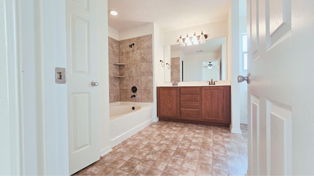 2702 Urban Glen Ct, Houston, TX 77038 - full bath featuring tub / shower combination and vanity