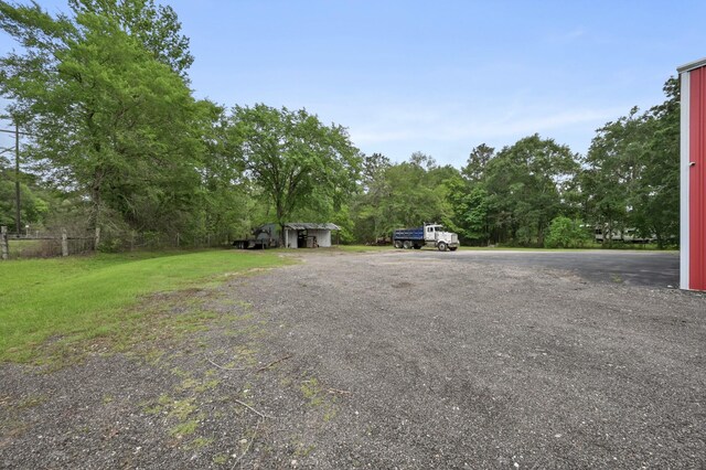 exterior space featuring fence