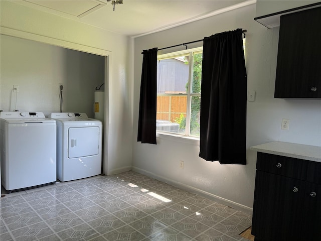 710 Fawnwood Dr, Missouri City, TX 77489 - laundry area with laundry area, baseboards, and washing machine and dryer