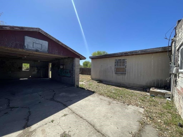 view of side of home