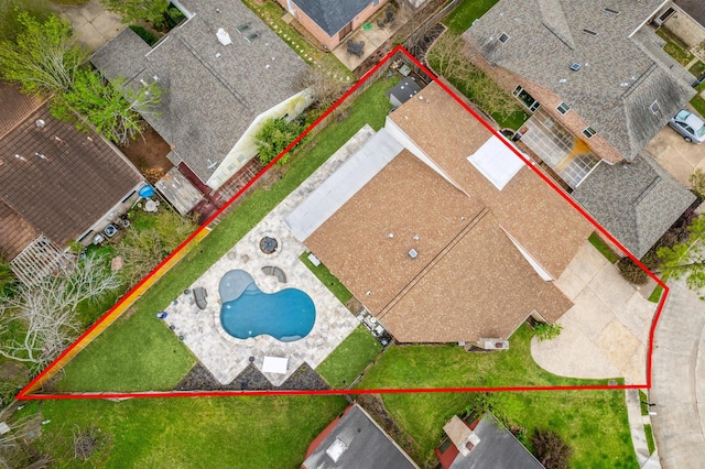 14123 Hillvale Dr, Houston, TX 77077 - aerial view