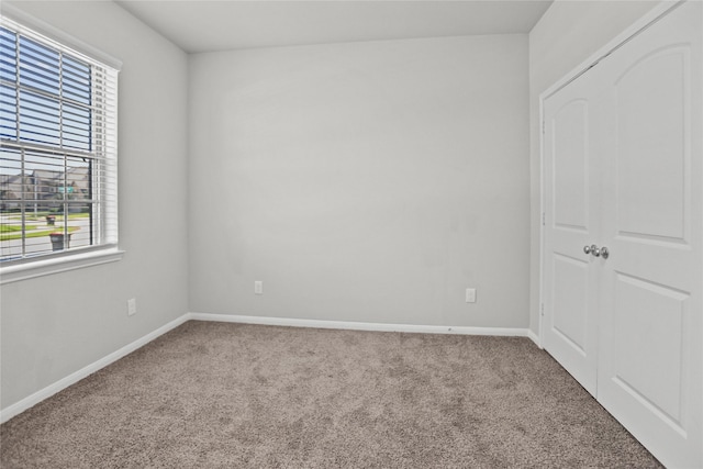 interior space with baseboards
