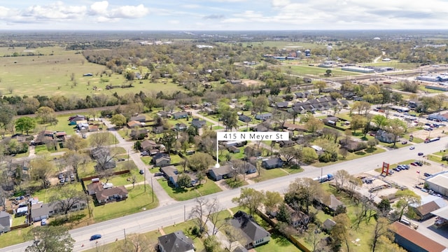 415 N Meyer St, Sealy, TX 77474 - bird's eye view featuring a residential view