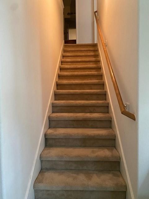 view of stairway