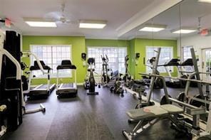 view of exercise room
