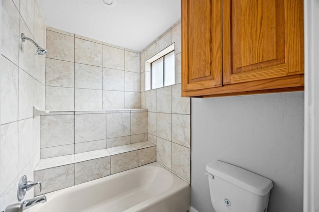 8803 Enchanted Forest Dr, Houston, TX 77088 - bathroom with toilet and shower / washtub combination