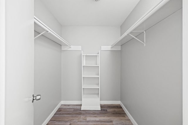8803 Enchanted Forest Dr, Houston, TX 77088 - walk in closet with wood finished floors