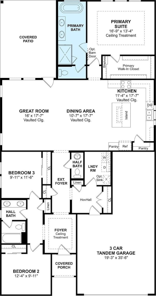21239 Blue Bluff Dr, Cypress, TX 77433 - home floor plan