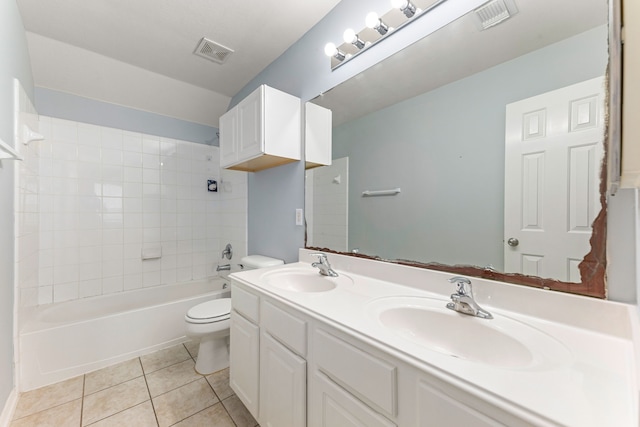 1811 Salt Valley Dr, Katy, TX 77493 - bathroom featuring toilet, visible vents, and a sink
