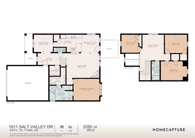 1811 Salt Valley Dr, Katy, TX 77493 - plan