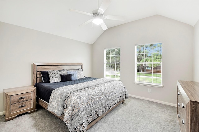 14010 Lakewood Crossing Blvd, Houston, TX 77070 - bedroom featuring carpet floors, baseboards, and vaulted ceiling
