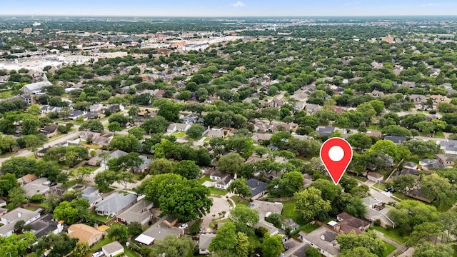 drone / aerial view featuring a residential view