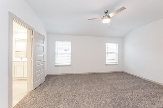 3907 Itzle Island Ct, Katy, TX 77494 - unfurnished room with plenty of natural light, light carpet, and vaulted ceiling