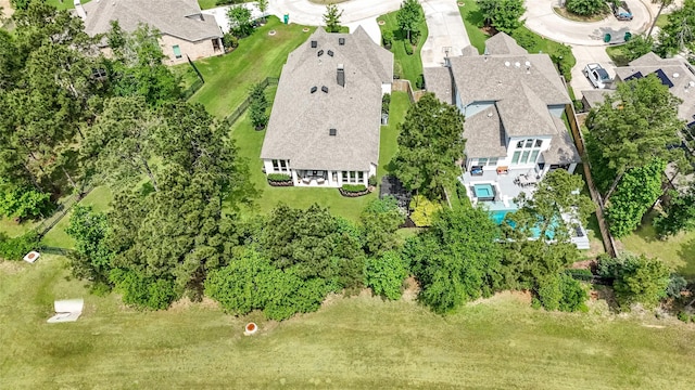 bird's eye view featuring a residential view