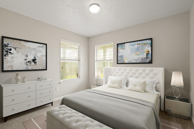 carpeted bedroom with baseboards
