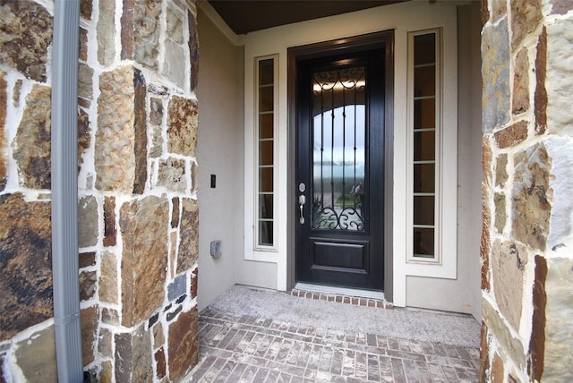 19019 Kimber Creek Ln, Cypress, TX 77429 - entrance to property featuring stucco siding and a porch