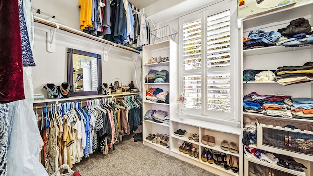 12722 Longmire Way, Conroe, TX 77304 - walk in closet featuring carpet