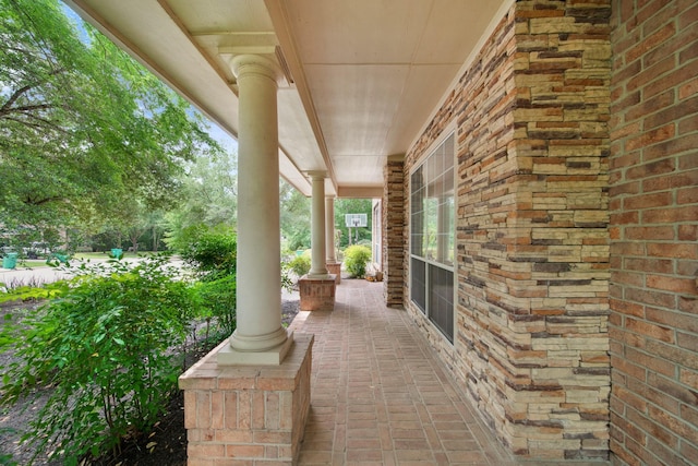 view of patio / terrace featuring a porch