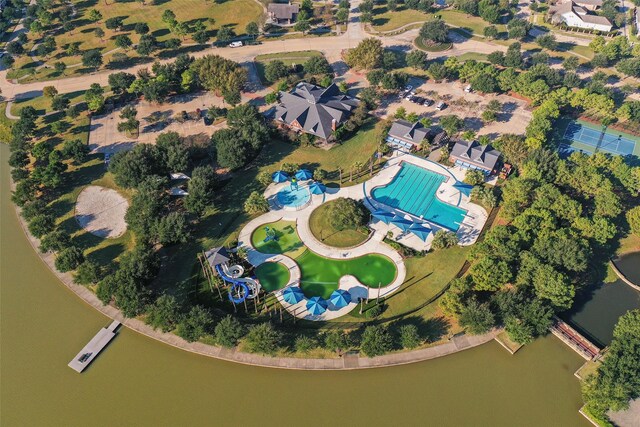 drone / aerial view